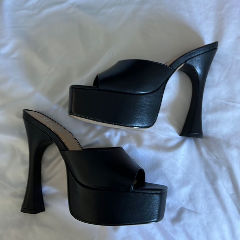 Black Platform Heels - image 2